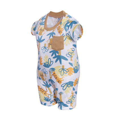 BABY HIPPO ROMPER (HFR0525-19015-0-6M)-Unisex-Brown