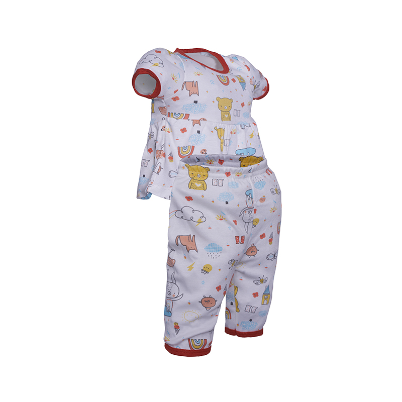 BABY HIPPO INF SUIT (HFS0525-19020-12-18M)-Girl-White