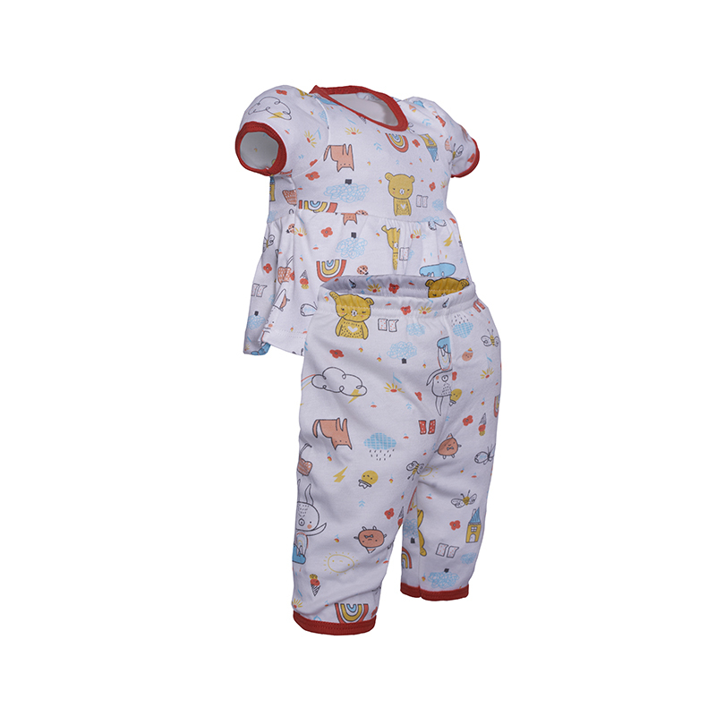 BABY HIPPO INF SUIT (HFS0525-19020-12-18M)-Girl-White