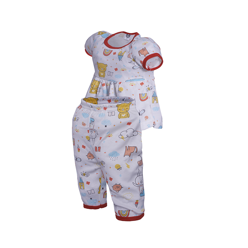 BABY HIPPO INF SUIT (HFS0525-19020-12-18M)-Girl-White