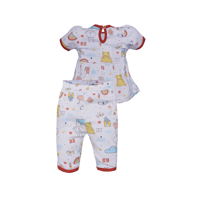 BABY HIPPO INF SUIT (HFS0525-19020-12-18M)-Girl-White