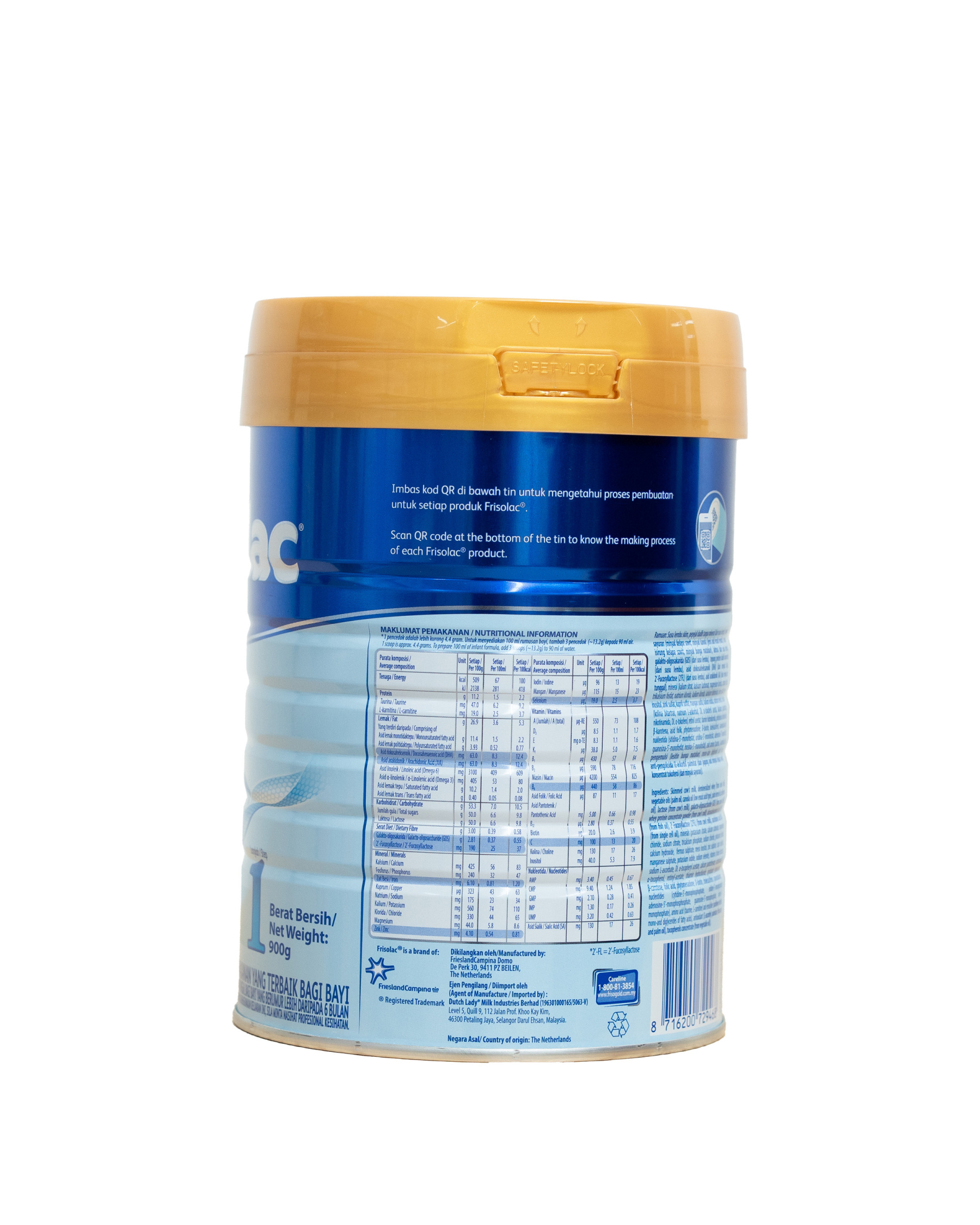 FRISOLAC 1 (900G) POW IF CAN IMP1