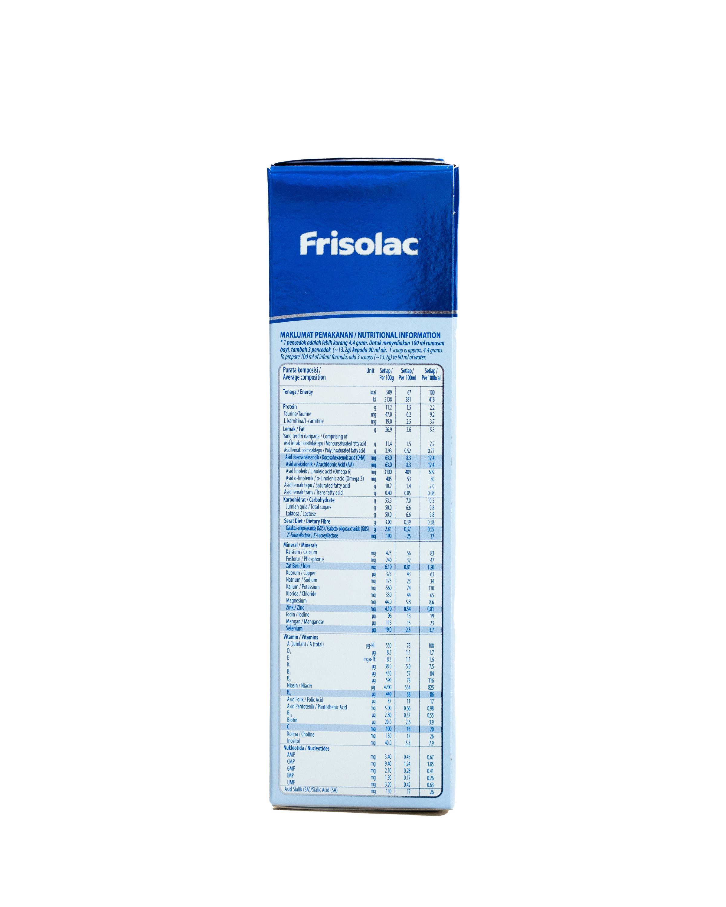FRISOLAC 1 (600G) POW IF BIB IMP1.