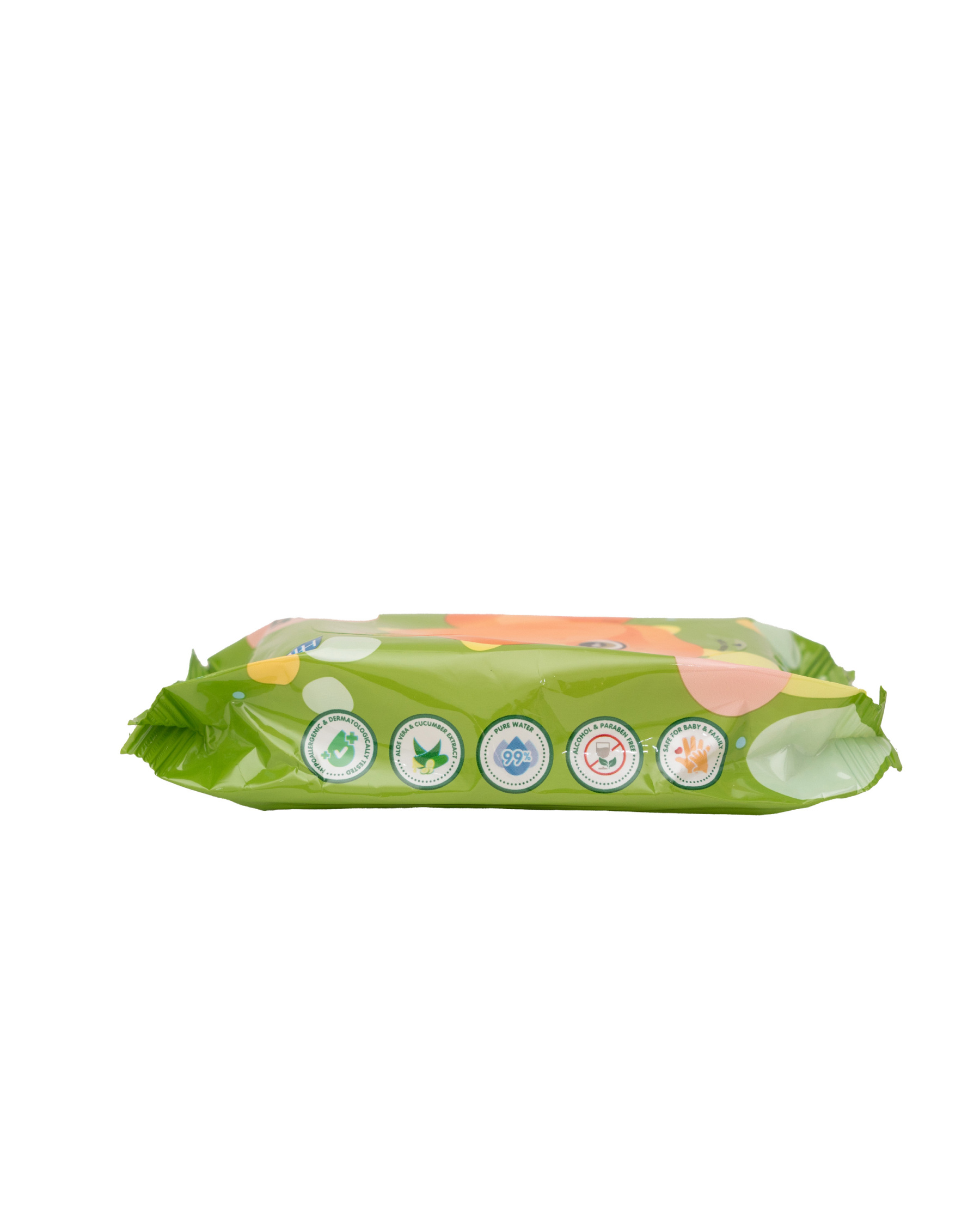 B.HIPPO WIPES 2X25S TRICERATOPS ( GREEN ) 