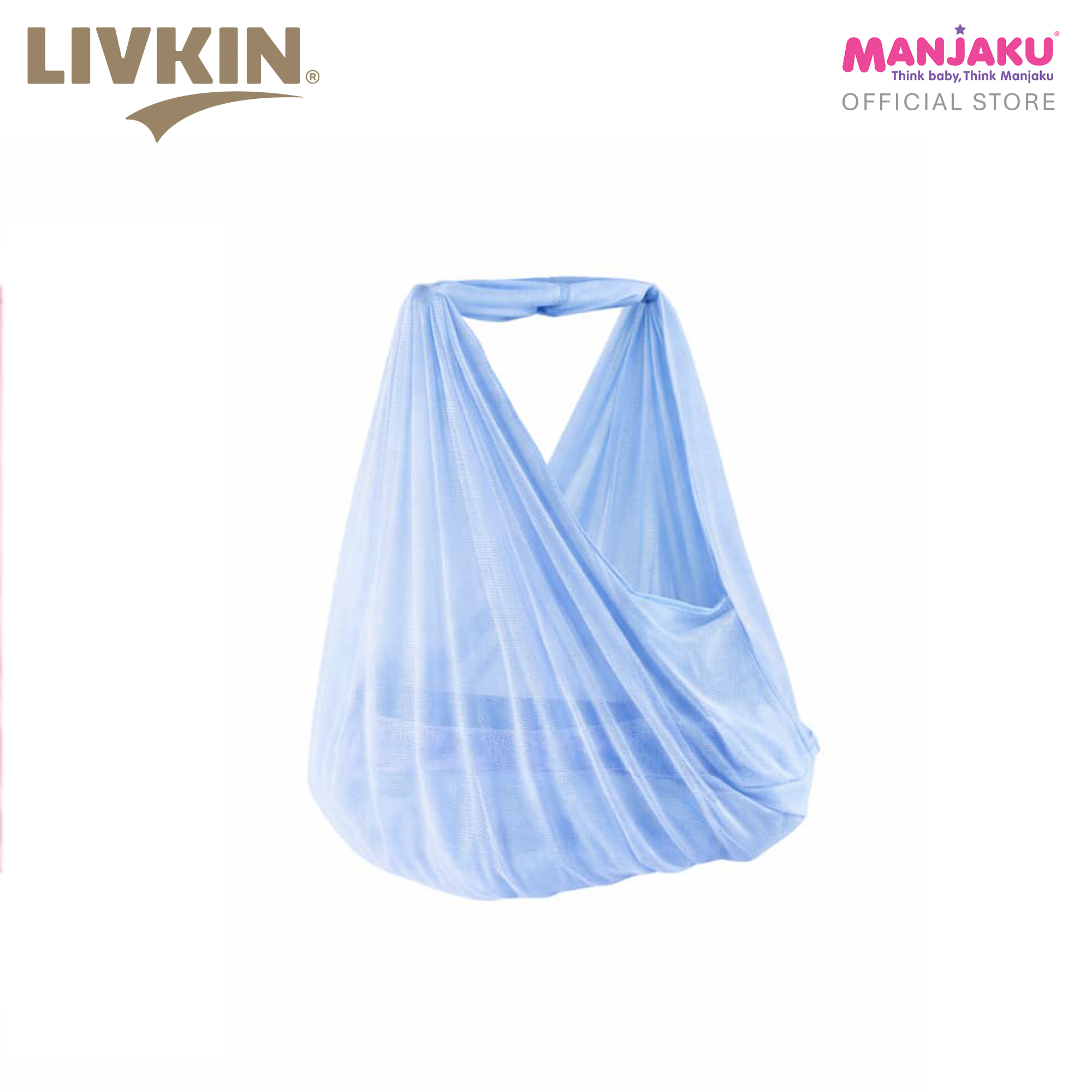 LIVKIN BABY CRADLE NET WITH HEAD (N) BLUE / PINK