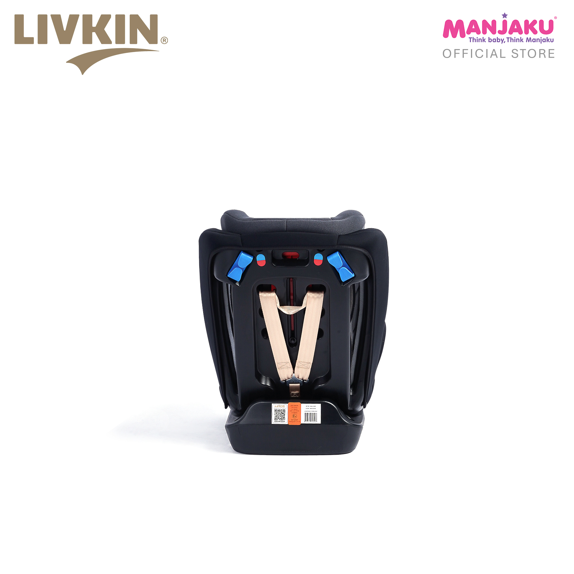 LIVKIN PLBS15 CAR SEAT BLACK GOLD