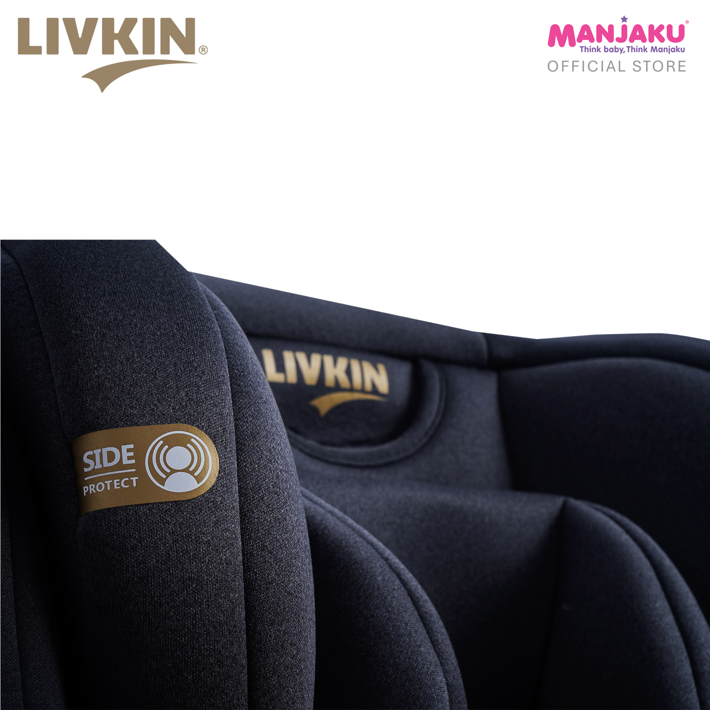 LIVKIN PLBS15 CAR SEAT BLACK GOLD