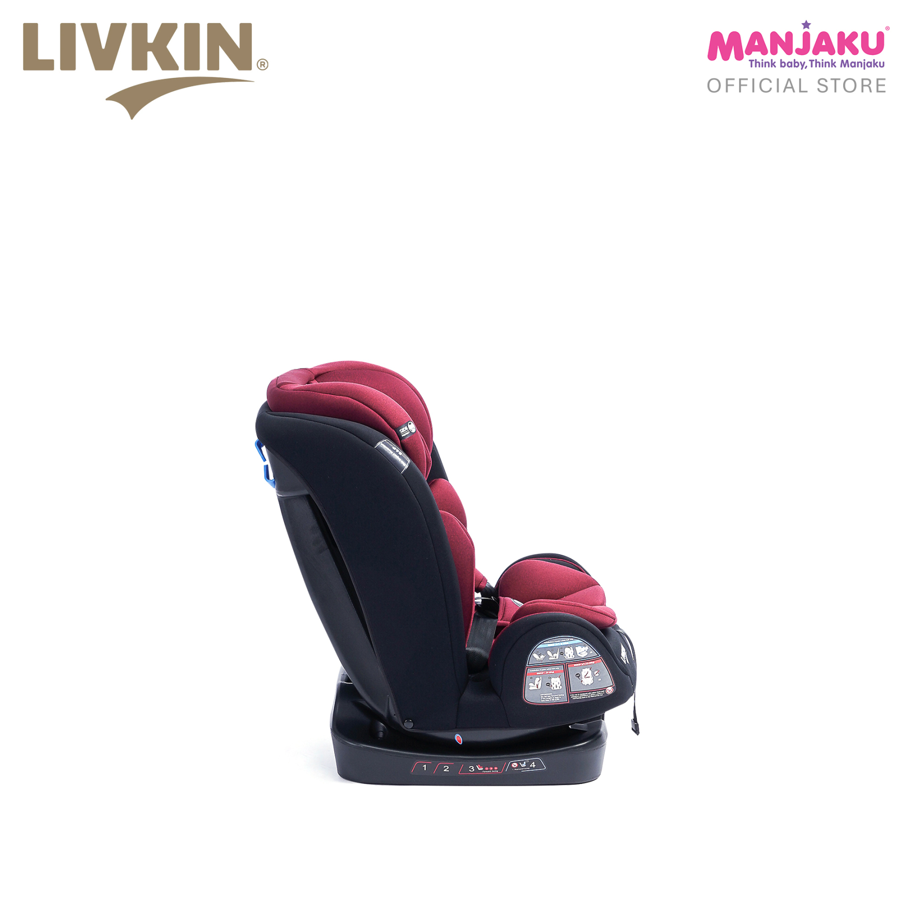 LIVKIN PLBS15 CAR SEAT RED