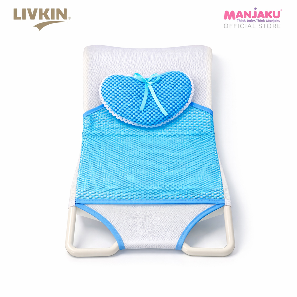 LIVKIN BABY BATH SUPPORT BLUE / PINK
