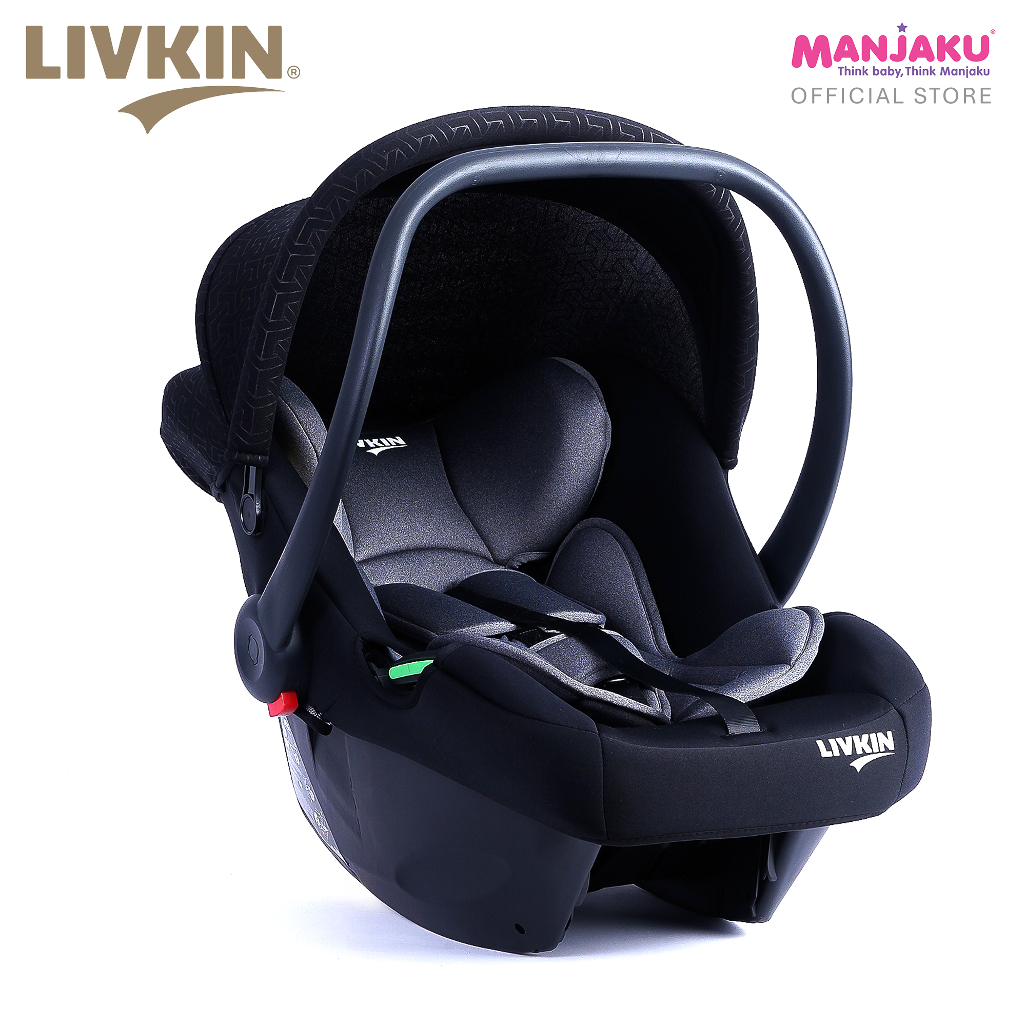 LIVKIN BS08B I-SIZE INFANT CARRIER BLACK GOLD / GREY