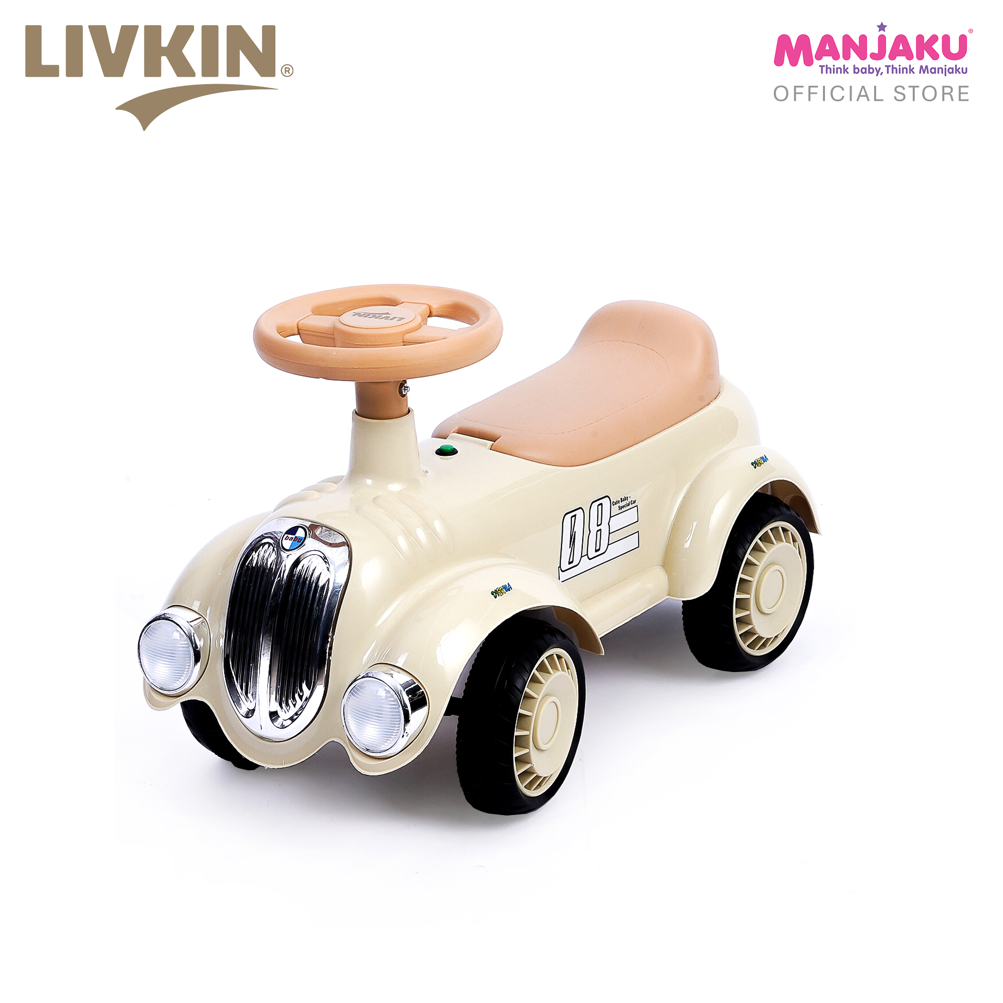 LIVKIN DRM 608 RIDE ON CAR YELLOW