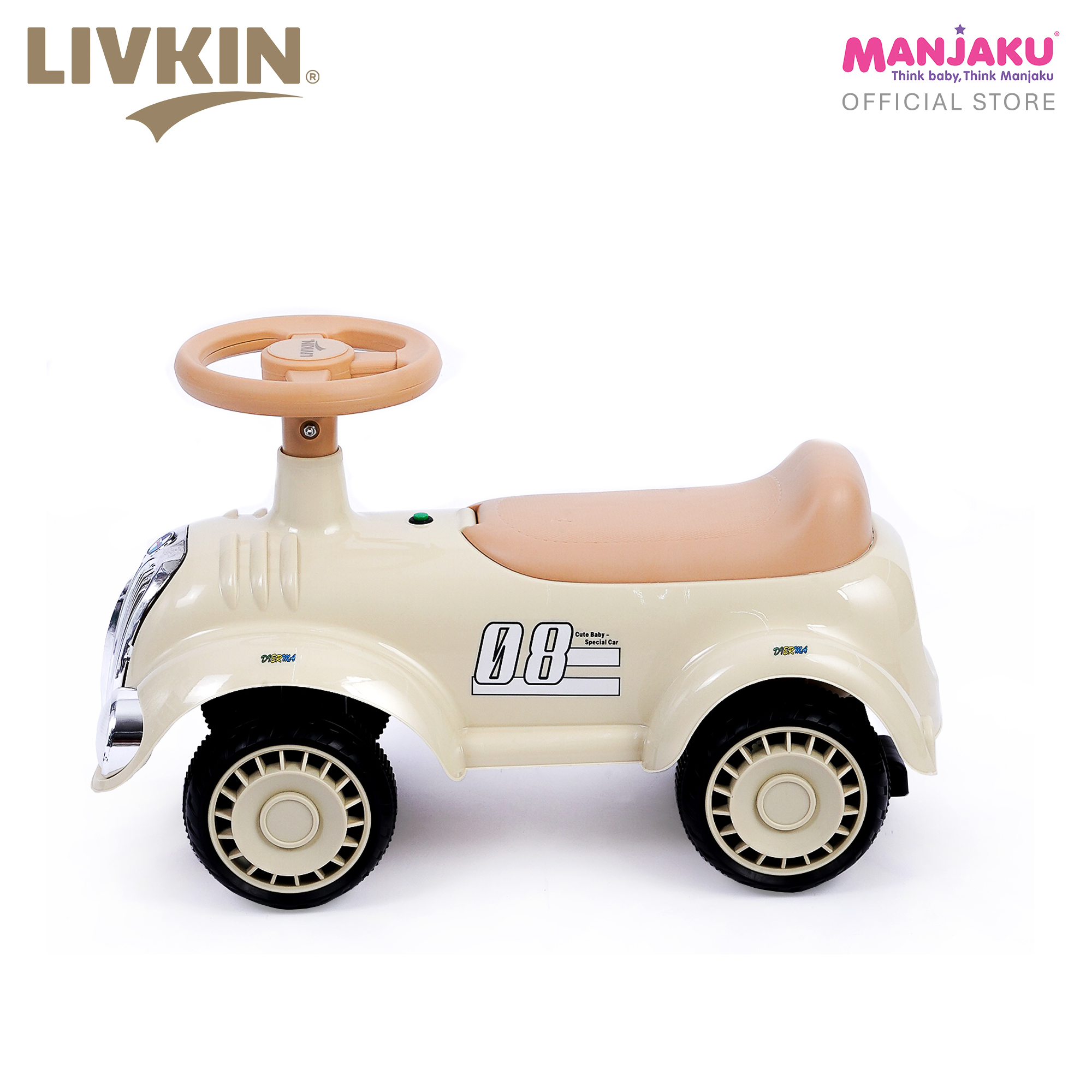 LIVKIN DRM 608 RIDE ON CAR YELLOW