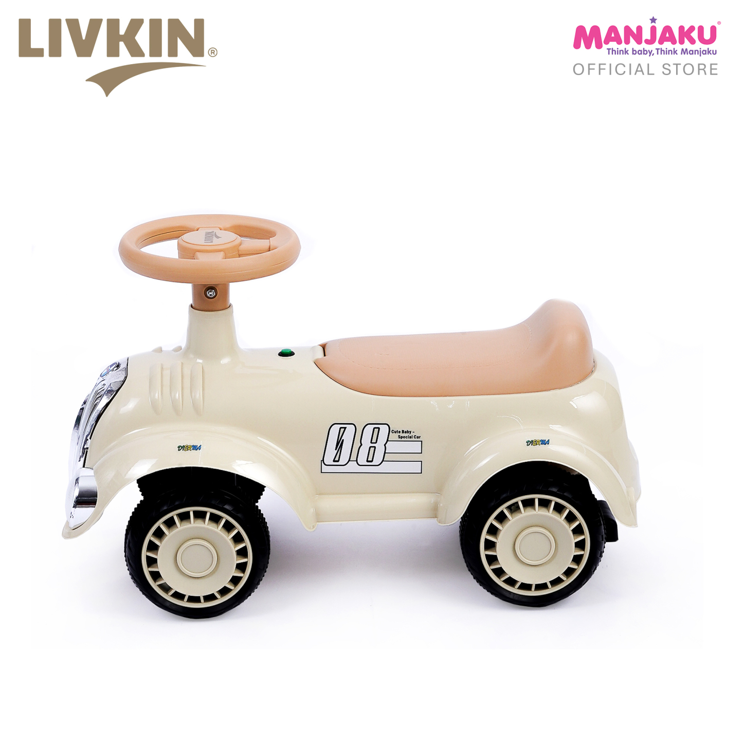 LIVKIN DRM 608 RIDE ON CAR YELLOW