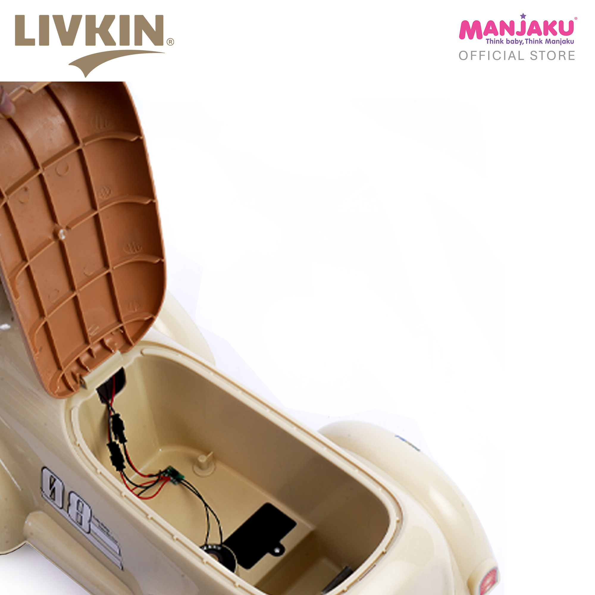 LIVKIN DRM 608 RIDE ON CAR YELLOW