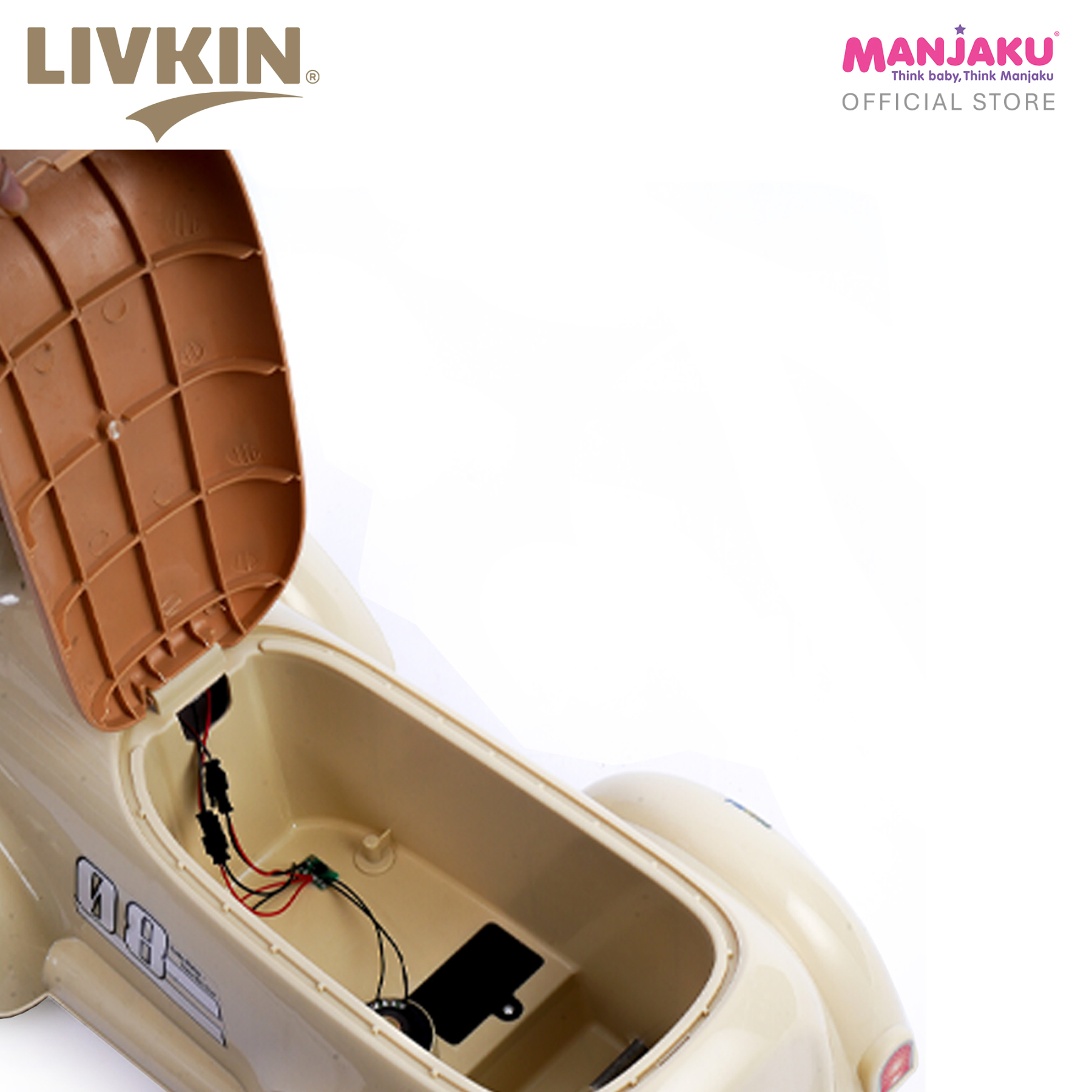 LIVKIN DRM 608 RIDE ON CAR YELLOW