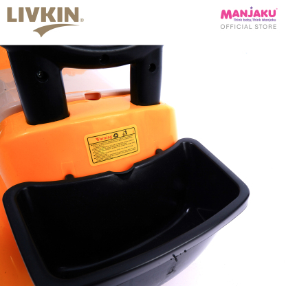 LIVKIN 808 KIDS EXCAVATOR RIDE ON CAR YELLOW