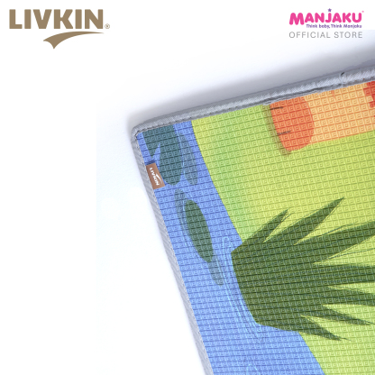 LIVKIN ROLLED PLAYMAT 150 X 180 X 1.5CM - SAFARI
