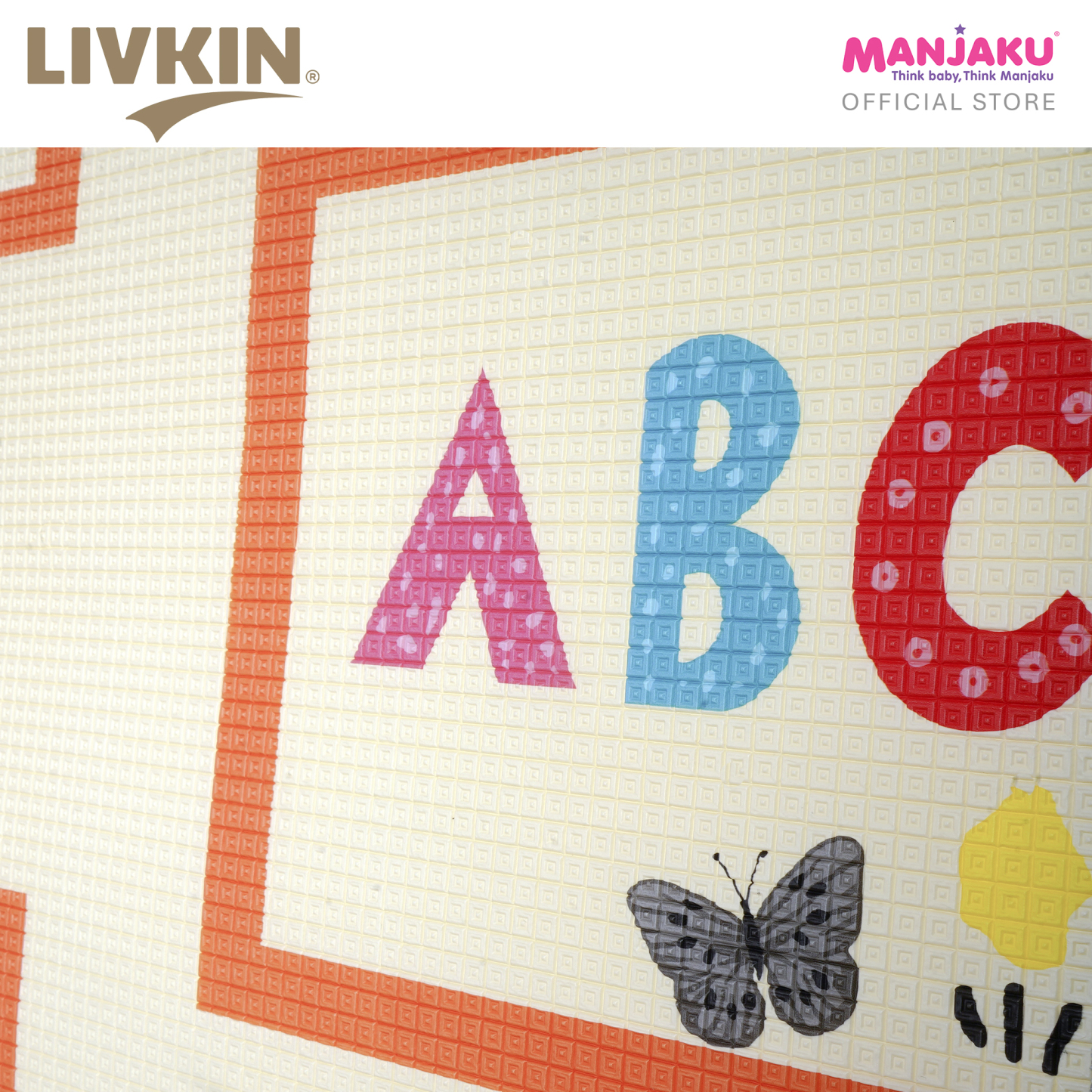 LIVKIN ROLLED PLAYMAT 150 X 180 X 1.5CM - SAFARI
