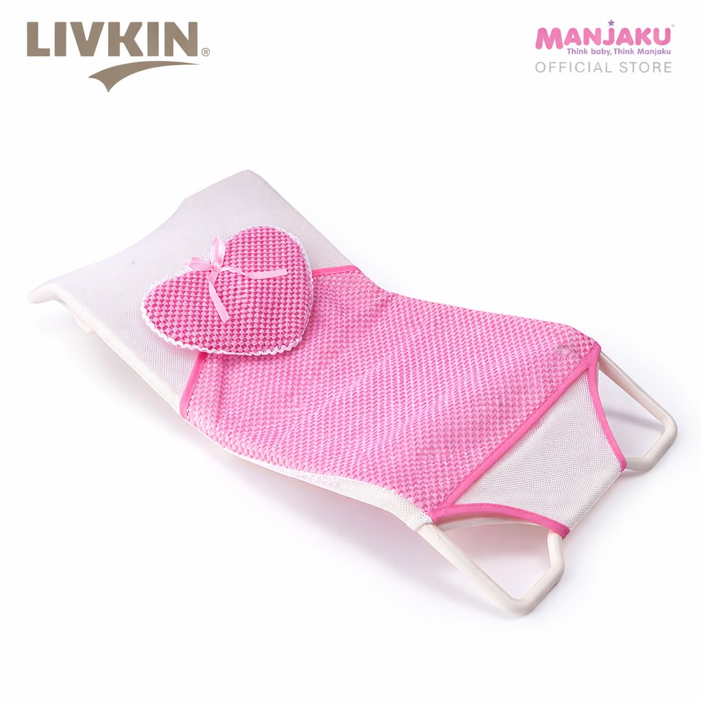 LIVKIN BABY BATH SUPPORT BLUE / PINK