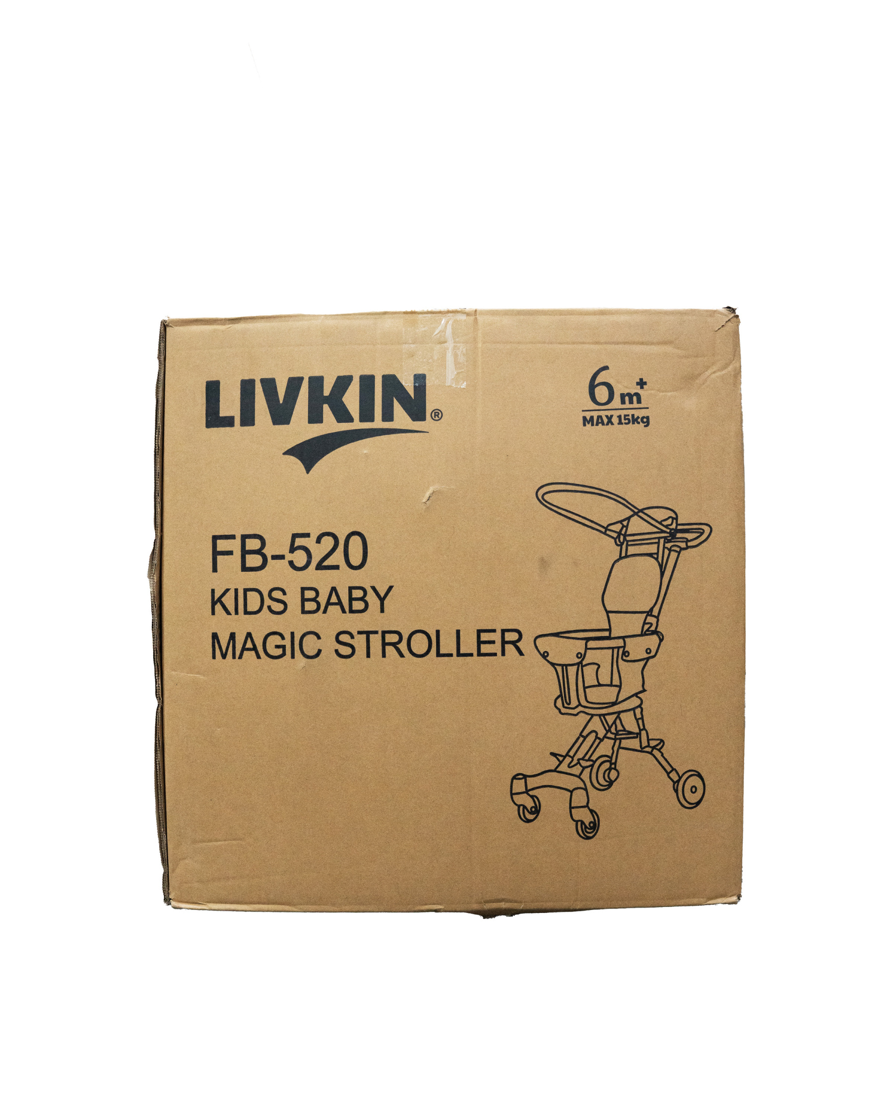 LIVKIN KIDS BABY MAGIC STROLLER FB-520 BLACK