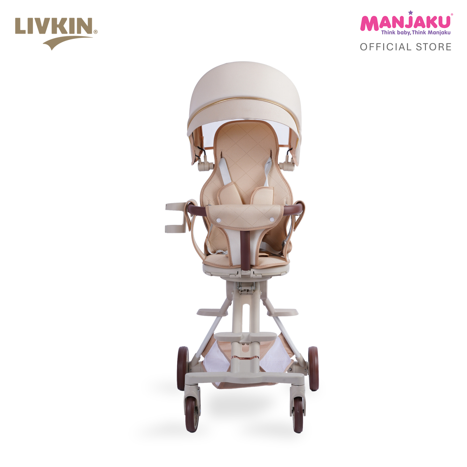 LIVKIN TE5 MAGIC STROLLER 2 WAY FACING BLACK / CREAM