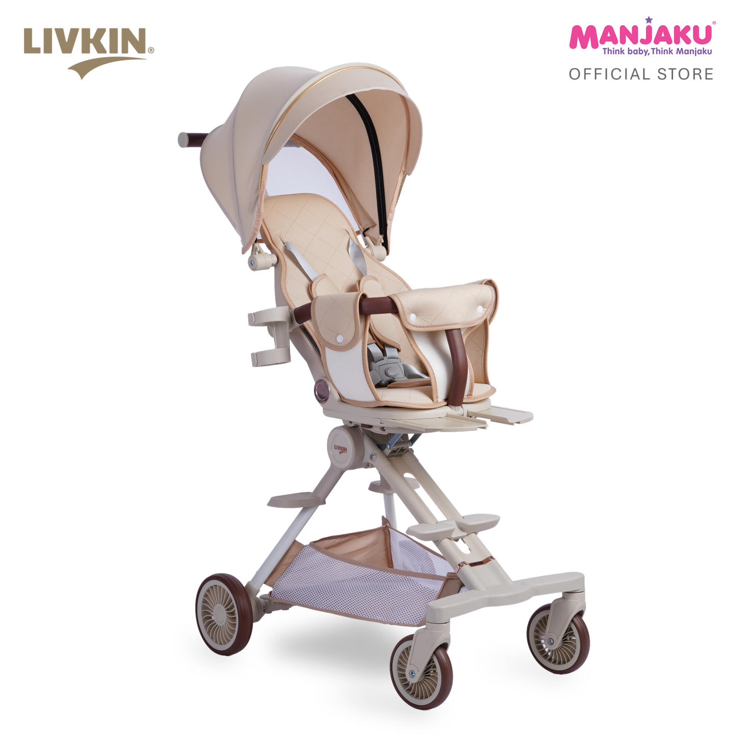 LIVKIN TE5 MAGIC STROLLER 2 WAY FACING BLACK / CREAM
