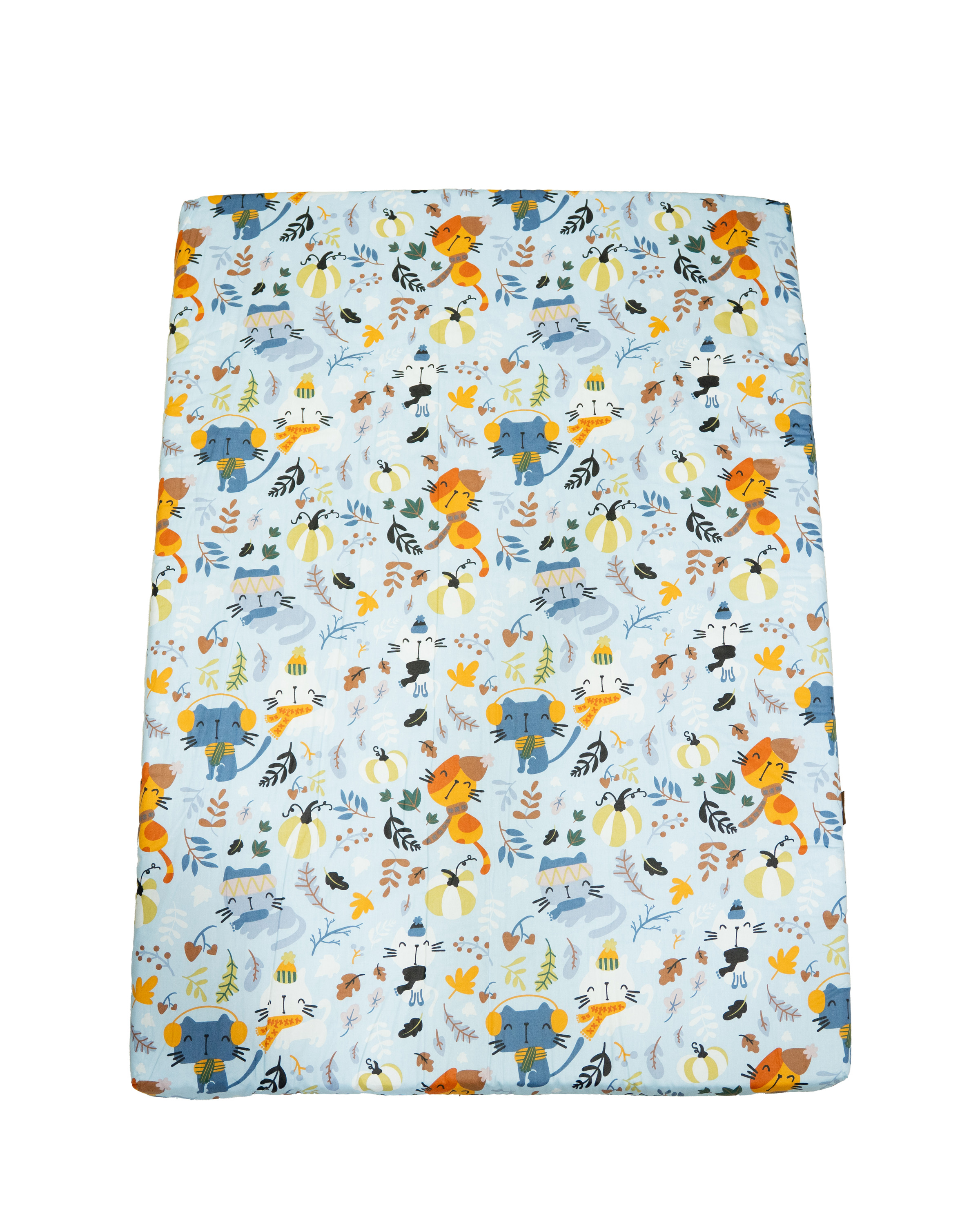 LIVKIN PLAYPEN MATTRESS BLUE / GREY - FB