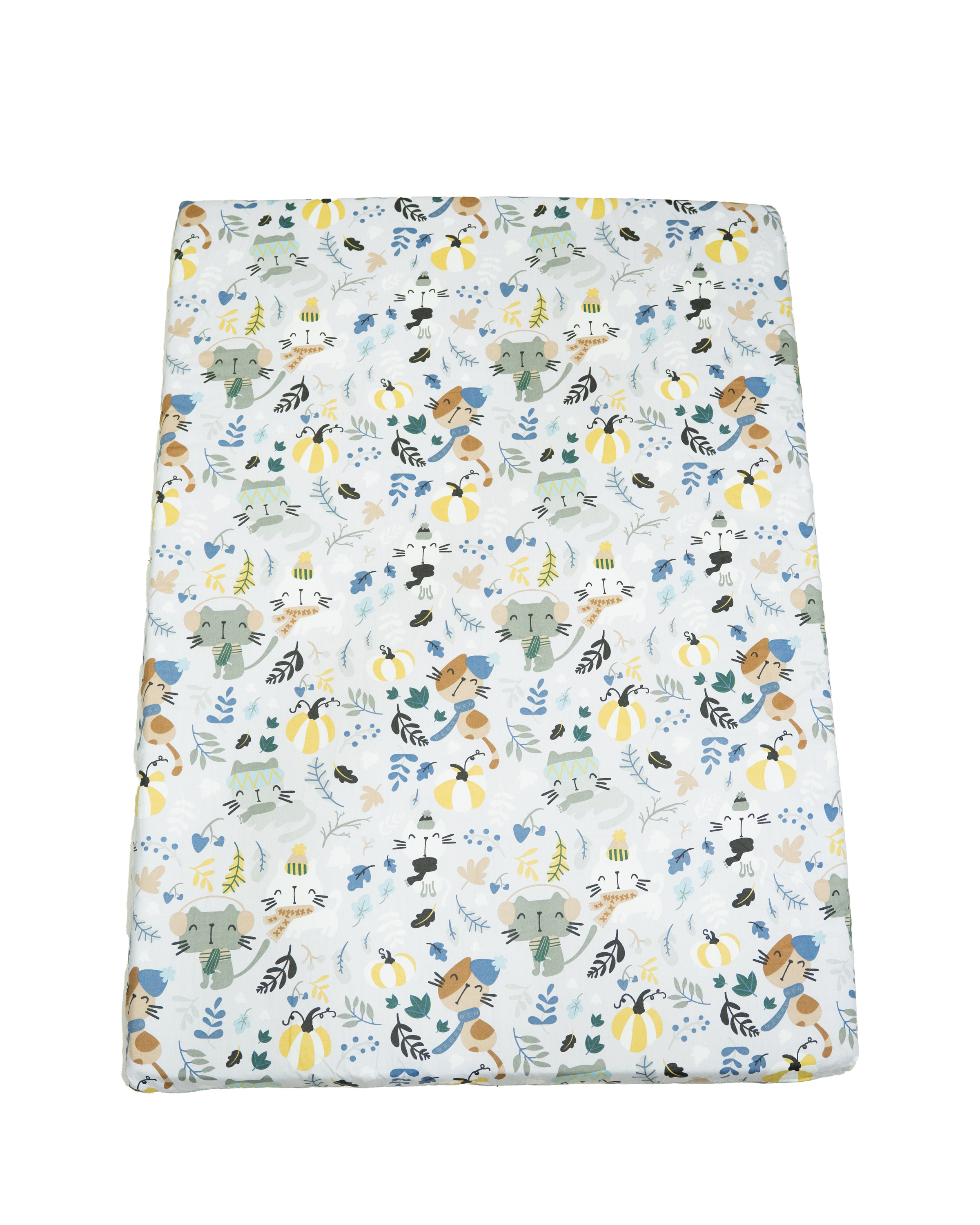 LIVKIN PLAYPEN MATTRESS BLUE / GREY - FB