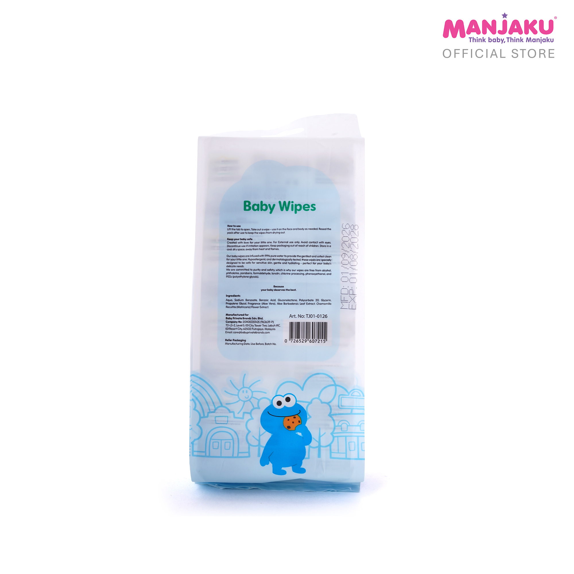 SESAME X MIMORA MINI WIPES 8X8S