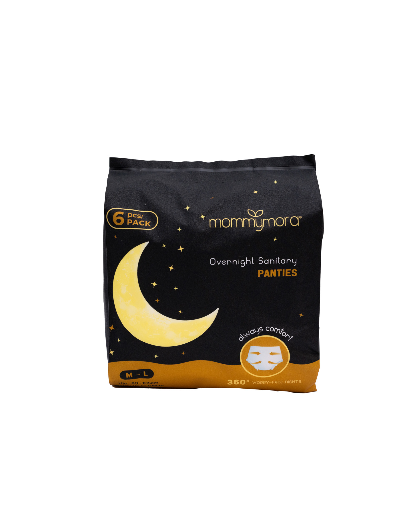 MOMMYMORA OVERNIGHT PANTIES M/L 6 PCS / PACK
