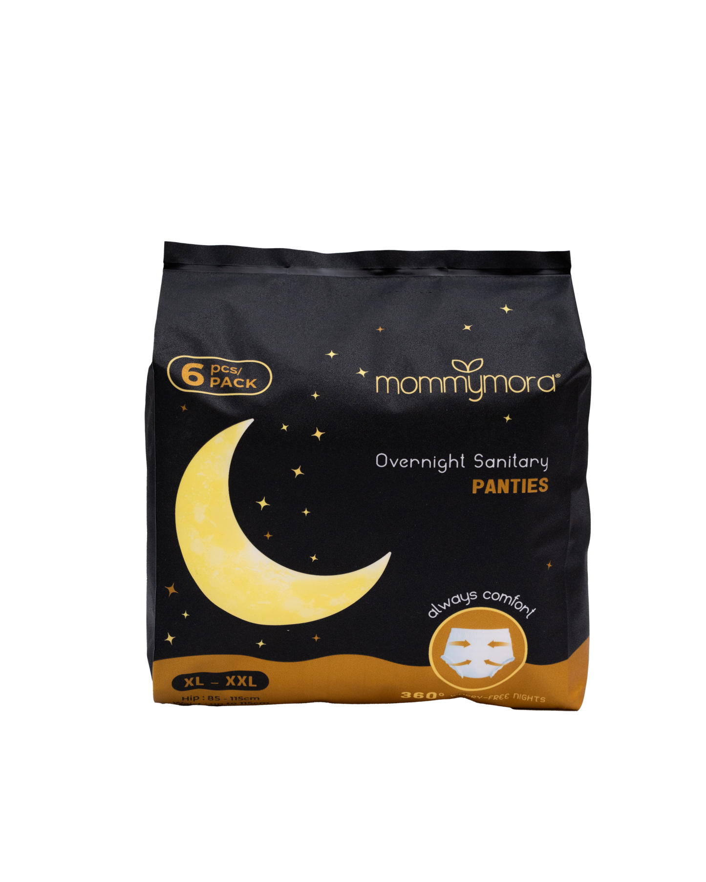 MOMMYMORA OVERNIGHT PANTIES XL/XXL 6 PCS / PACK
