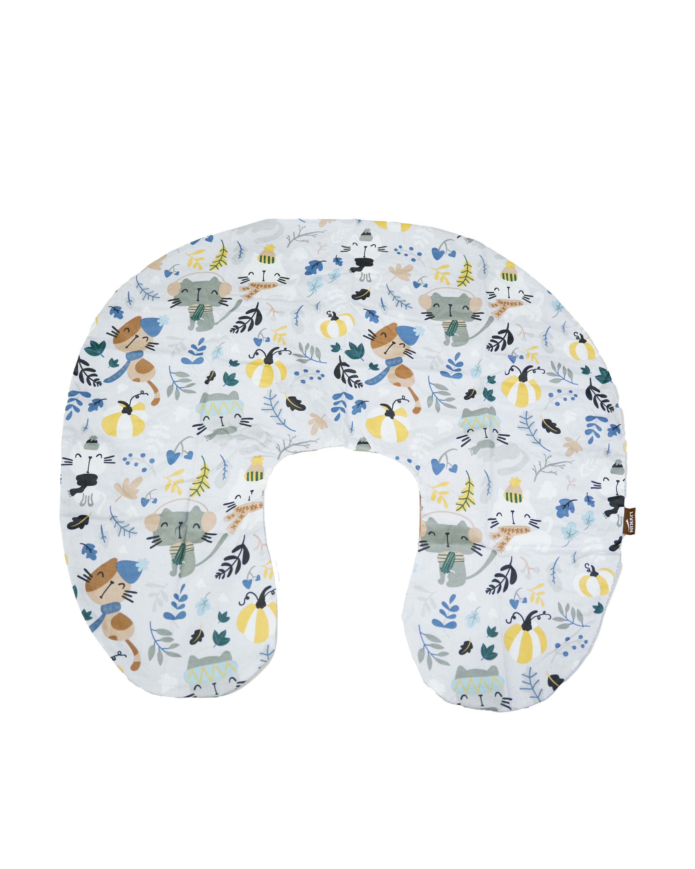 LIVKIN NURSING PILLOW CASE BLUE/GREY - FB