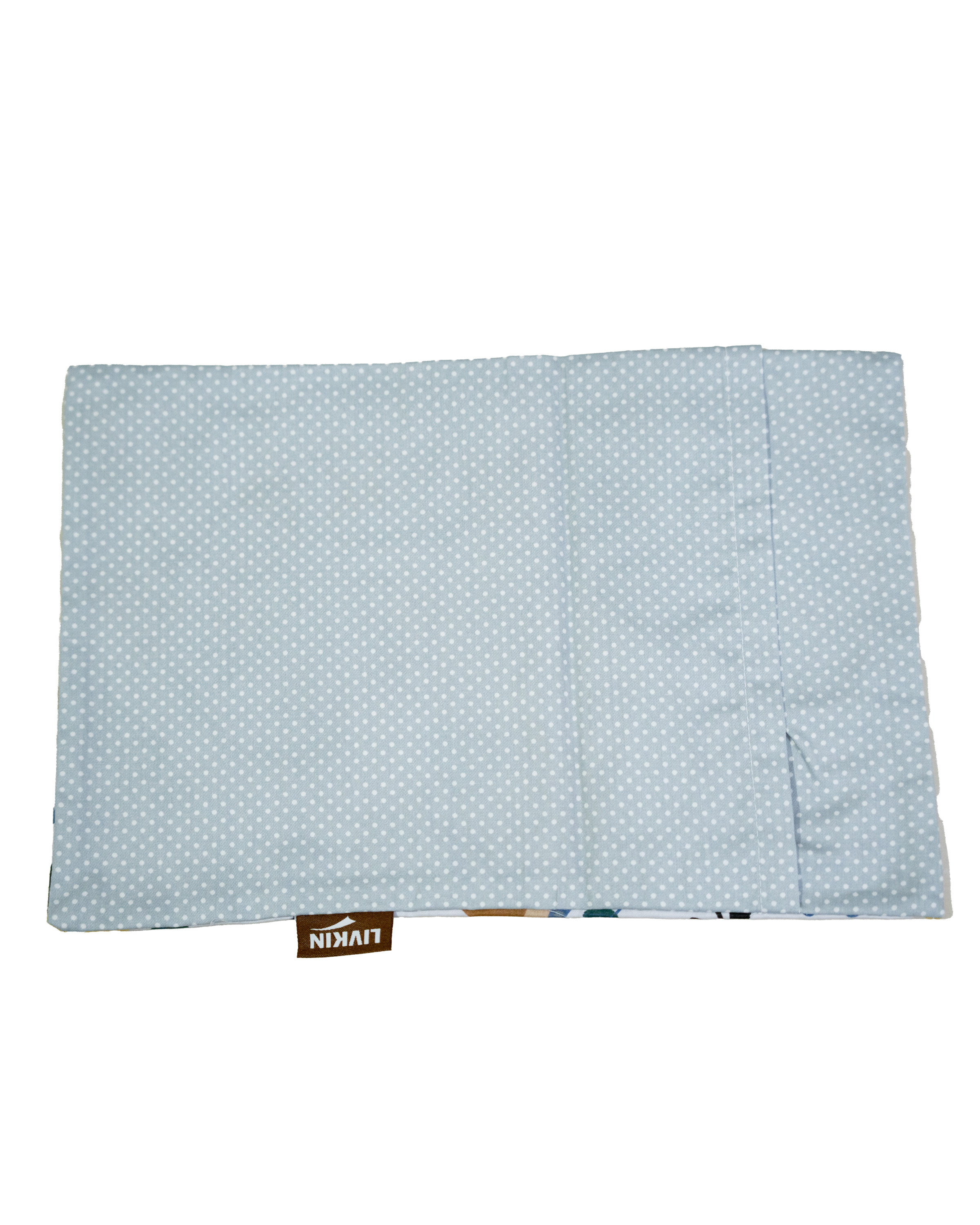 LIVKIN PILLOW CASE S BLUE / GREY / PEACH - FB