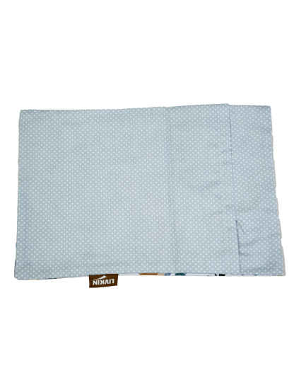 LIVKIN PILLOW CASE S BLUE / GREY / PEACH - FB