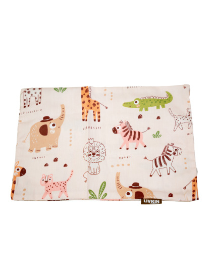 LIVKIN PILLOW CASE S BLUE / GREY / PEACH - FB