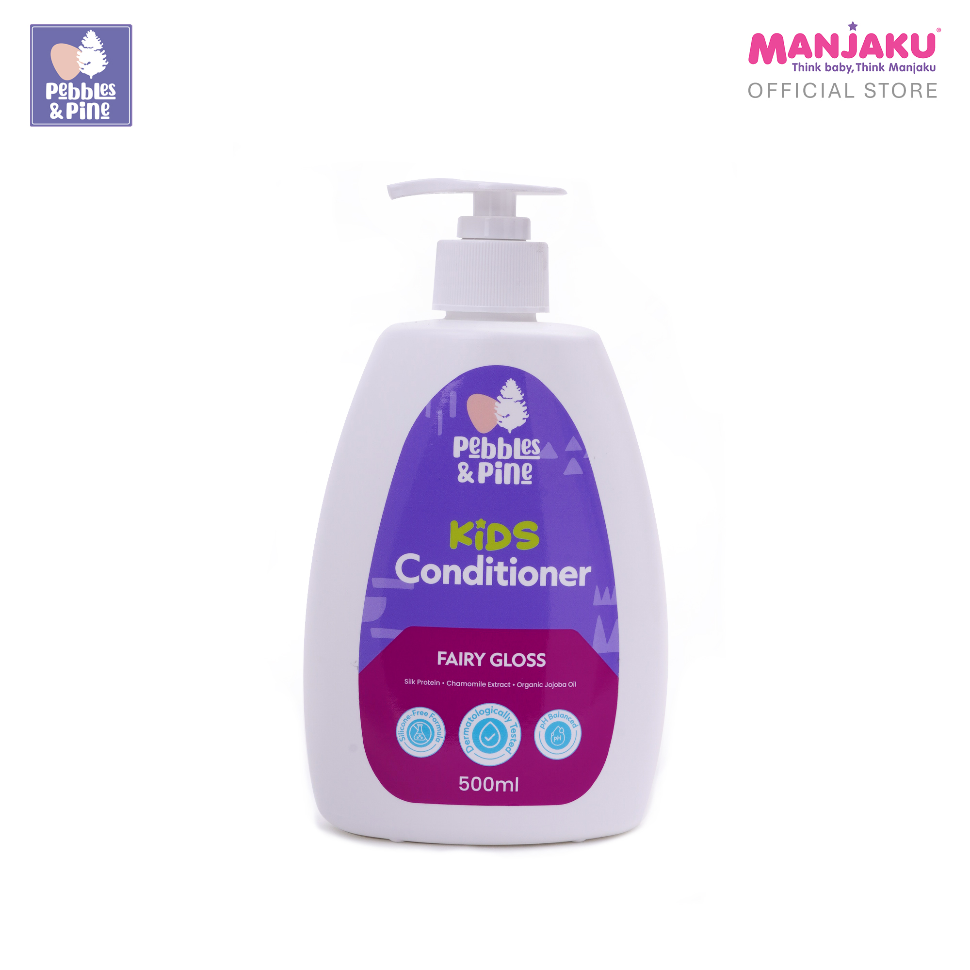 PEBBLES & PINE KIDS CONDITIONER FAIRY GLOSS 500ML