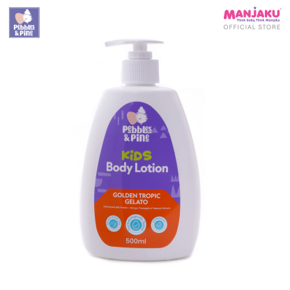 PEBBLES & PINE KIDS BODY LOTION GLDN TROPIC GELATO 500ML