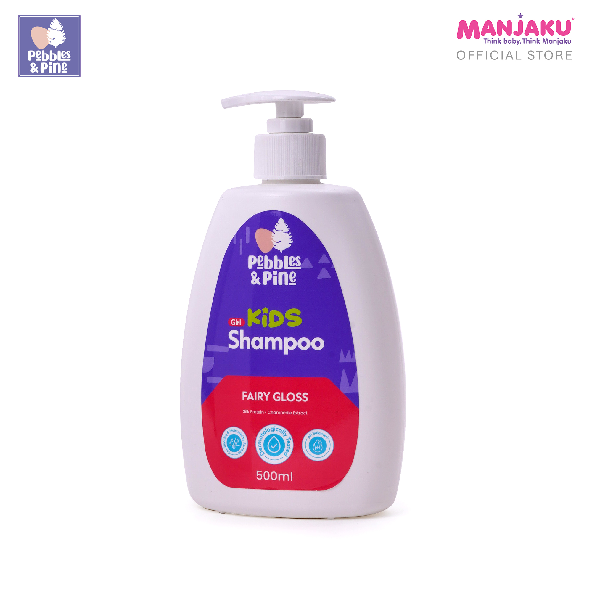 PEBBLES & PINE GIRL KIDS SHAMPOO FAIRY GLOSS 500ML