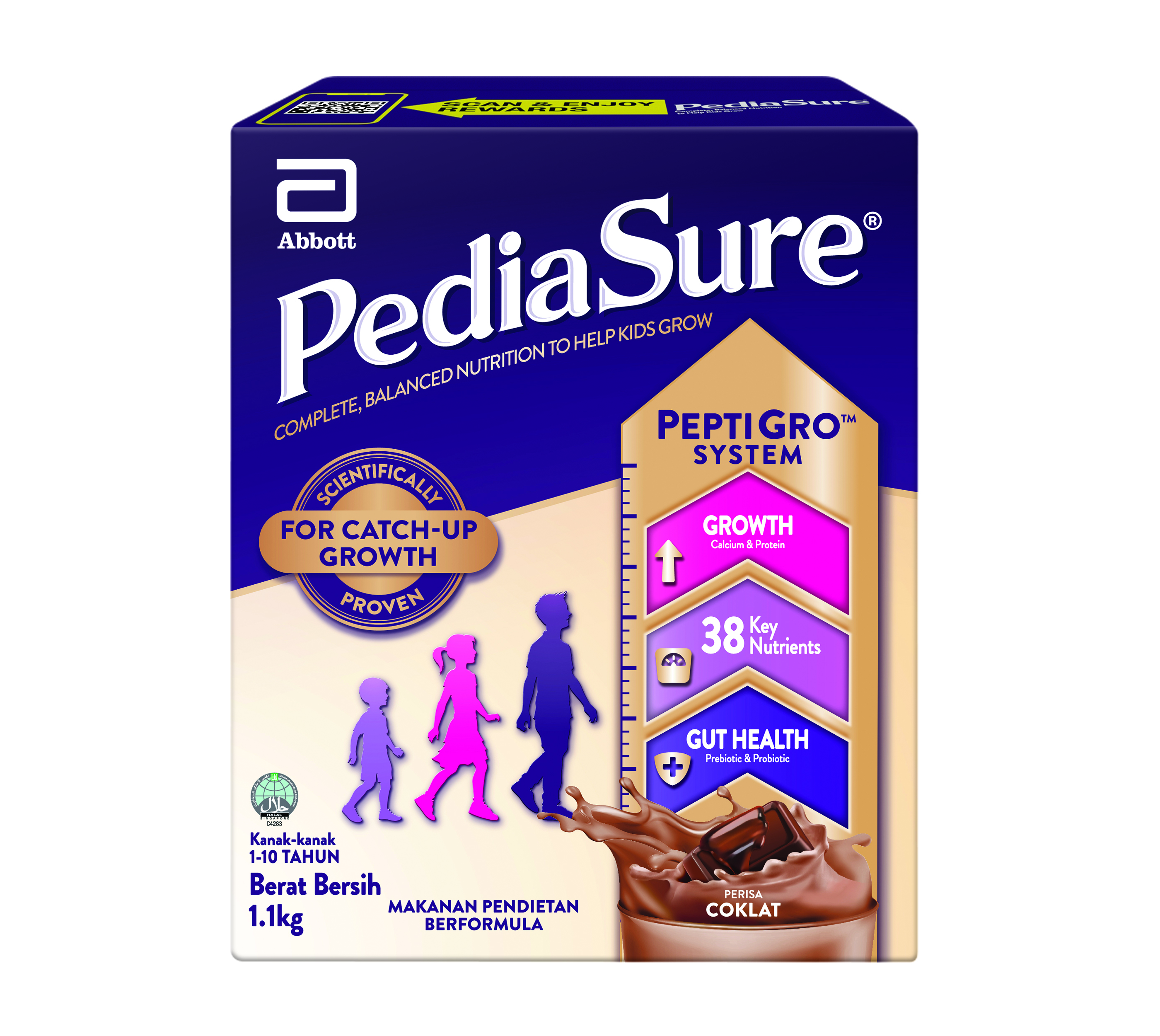 PEDIASURE OHT CHOCOLATE 1.1KG (NEW)