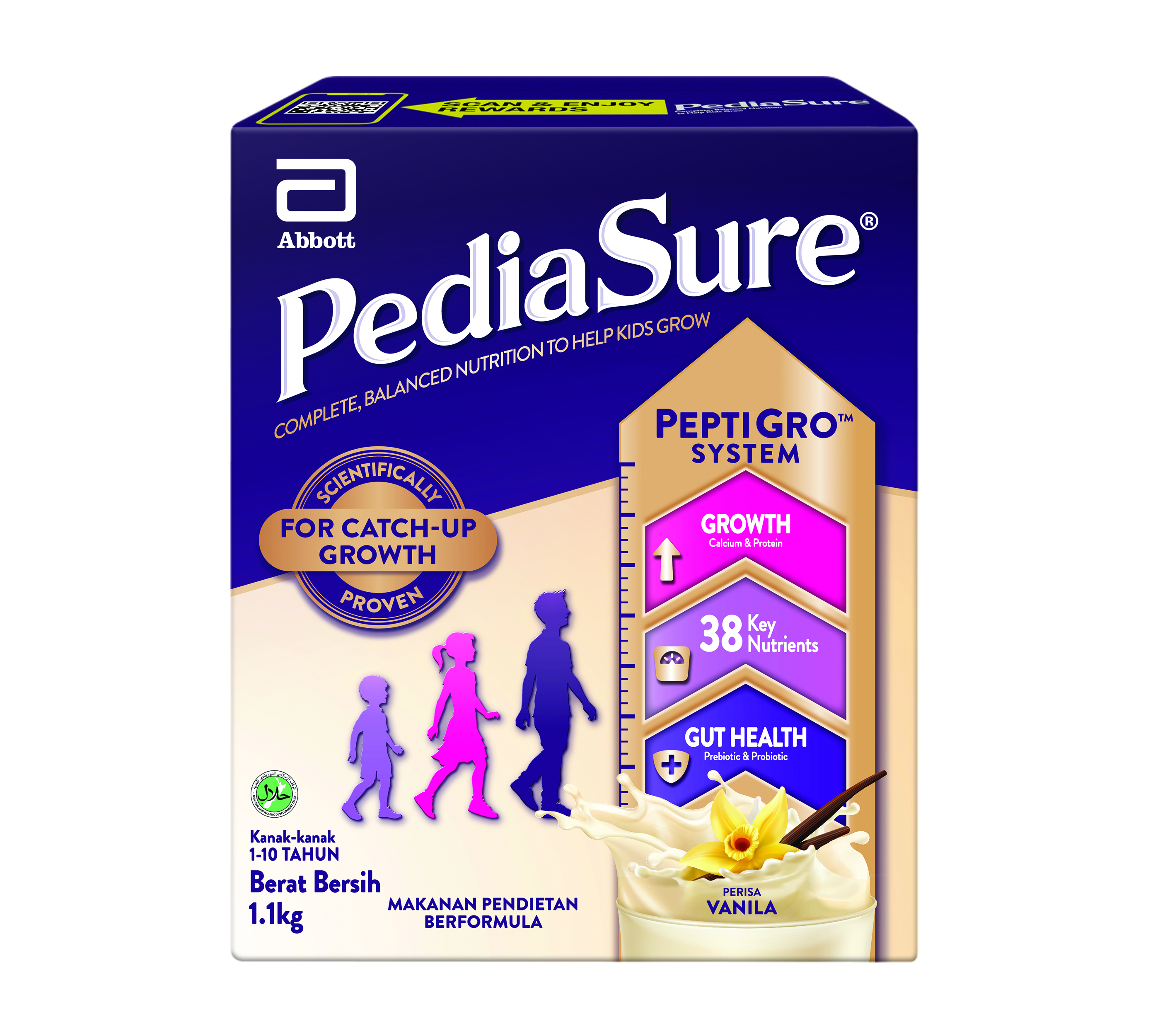 PEDIASURE OHT VANILLA 1.1KG (NEW)