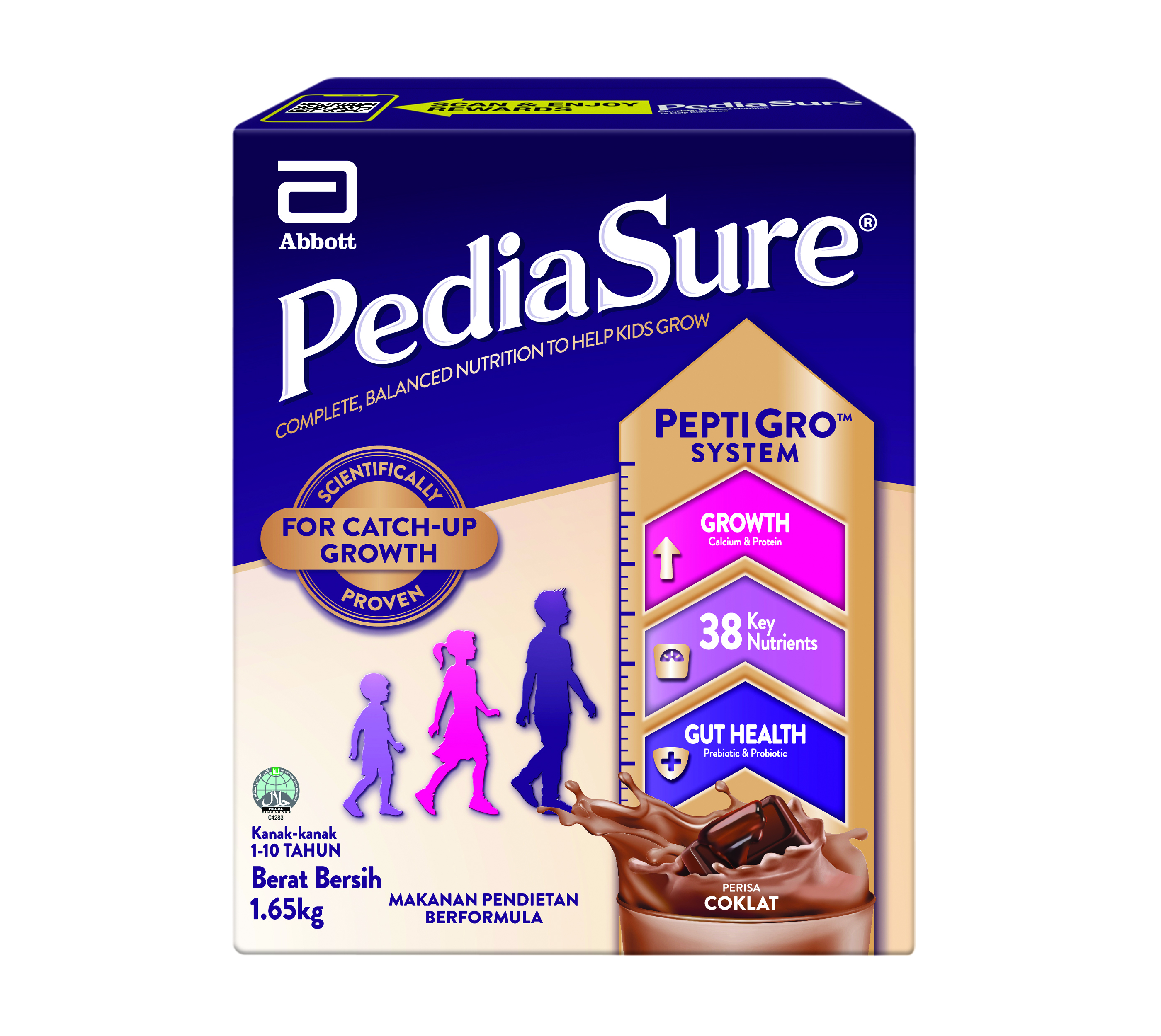 PEDIASURE OHT CHOCOLATE 1.65KG (NEW)