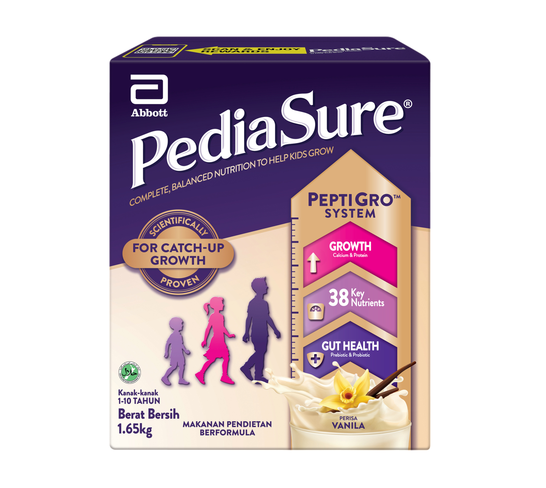 PEDIASURE OHT VANILLA 1.65KG (NEW)