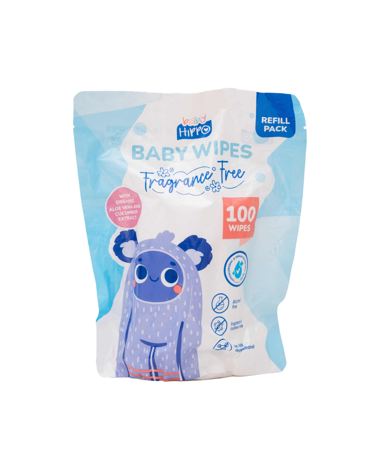 B.HIPPO B.WIPES 150S CAN+100S REFILL FRAGRANCE FREE