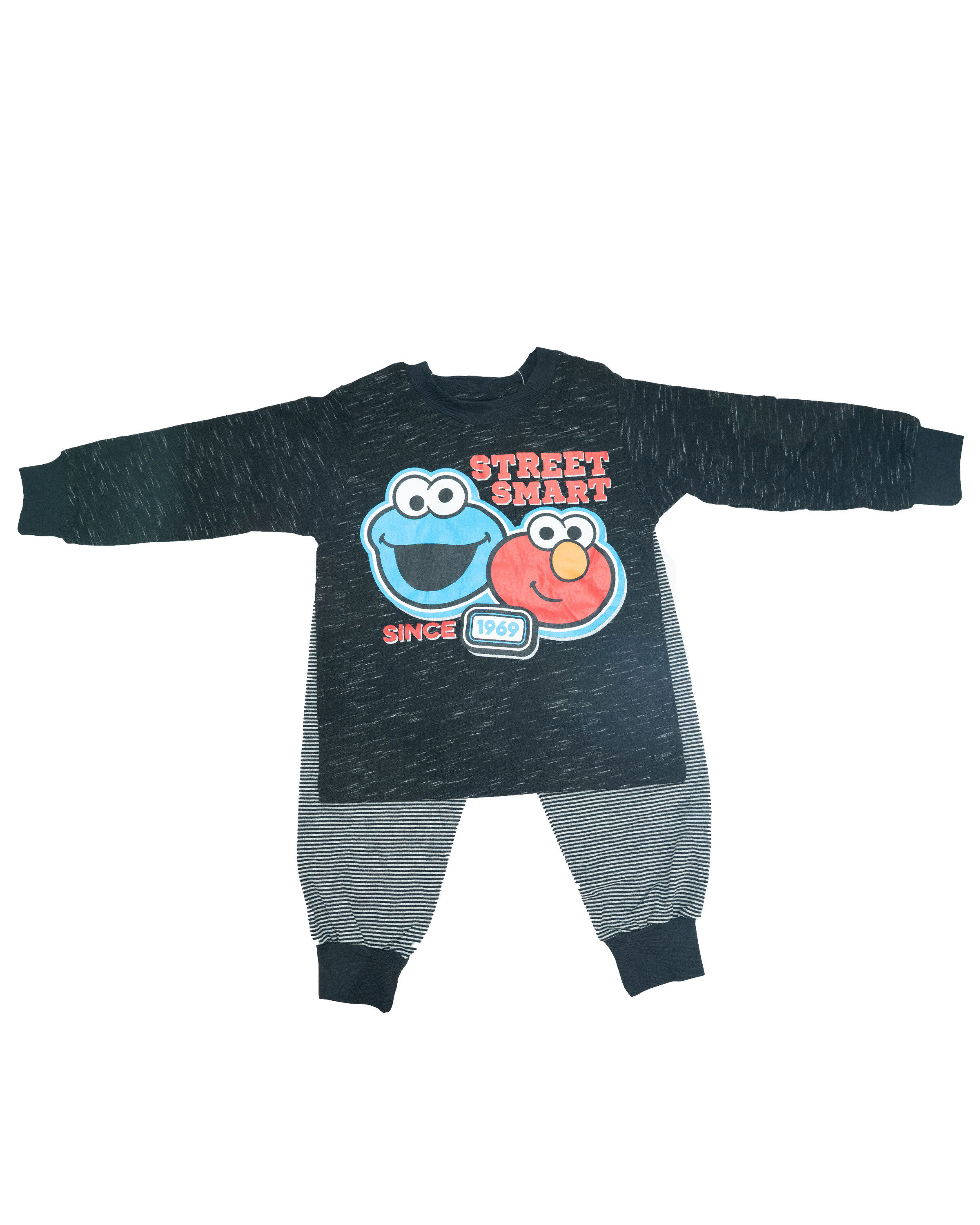 SESAME PYJAMAS (STP0925-40003) - BLACK MELANGE
