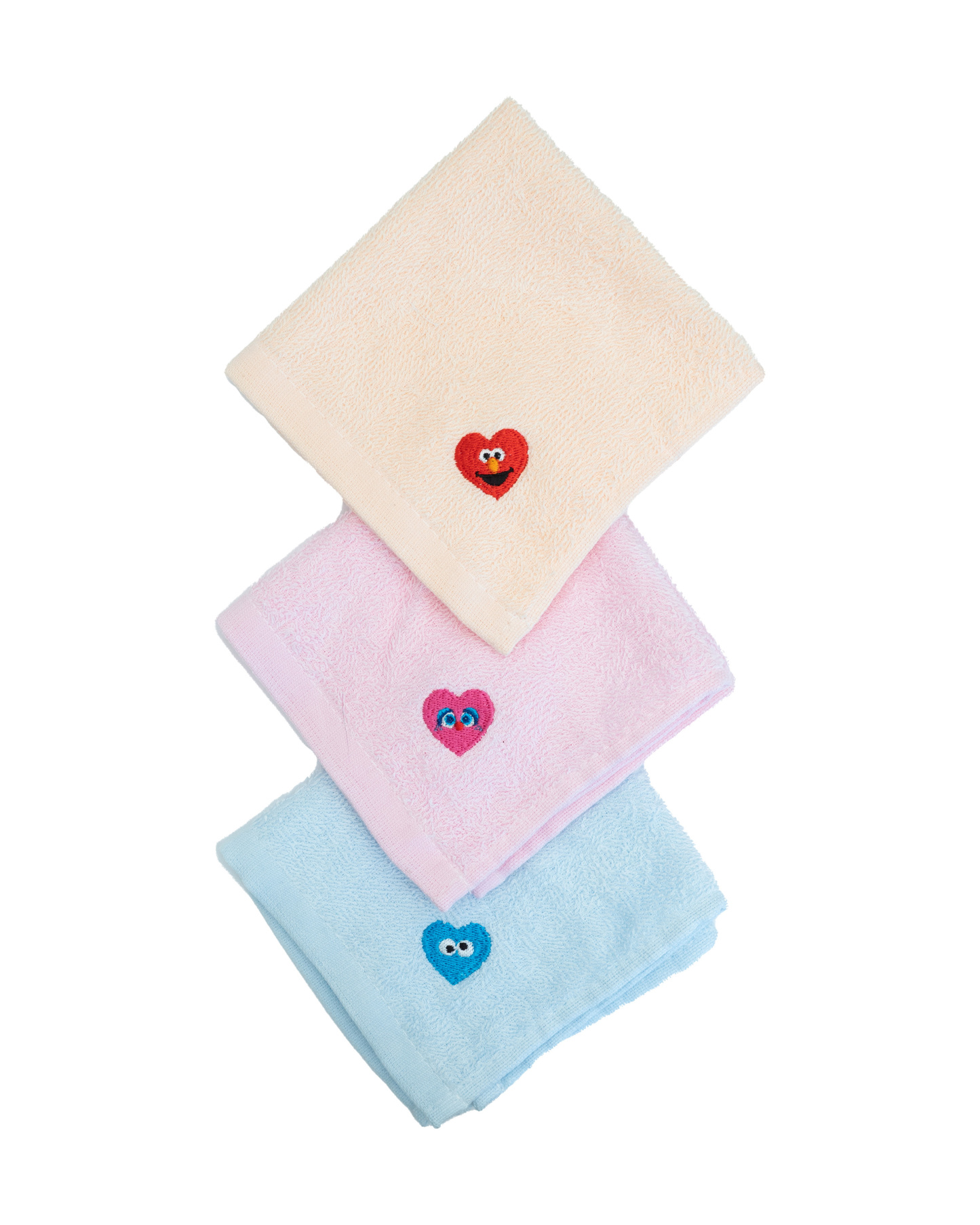 SESAME 3IN1 HANDKERCHIEF 10cm X 10cm (SAL1025-15001) - Assorted
