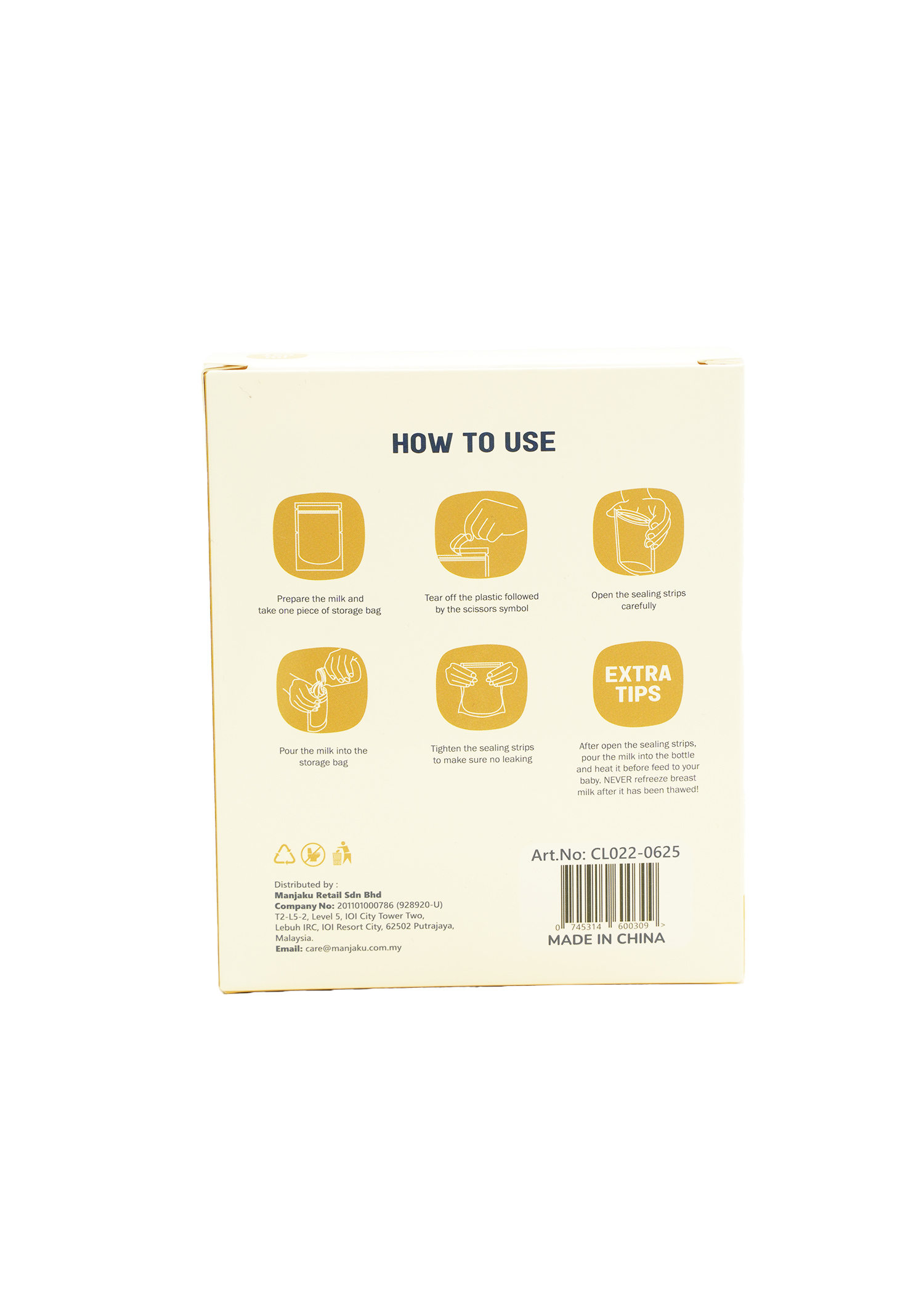 MOMMYMORA MILK STORAGE BAG 150ML 30P