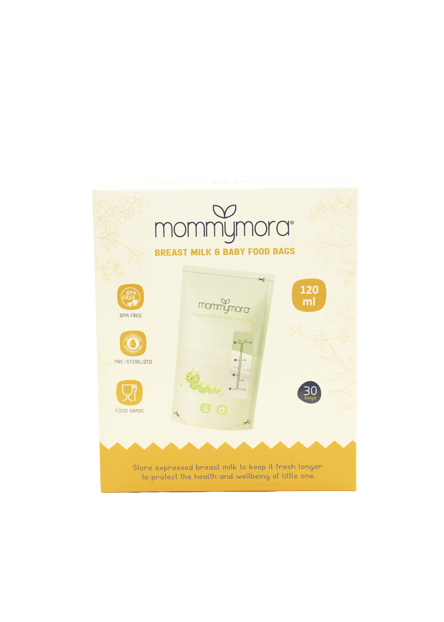 MOMMYMORA MILK STORAGE BAG 120ML 30P