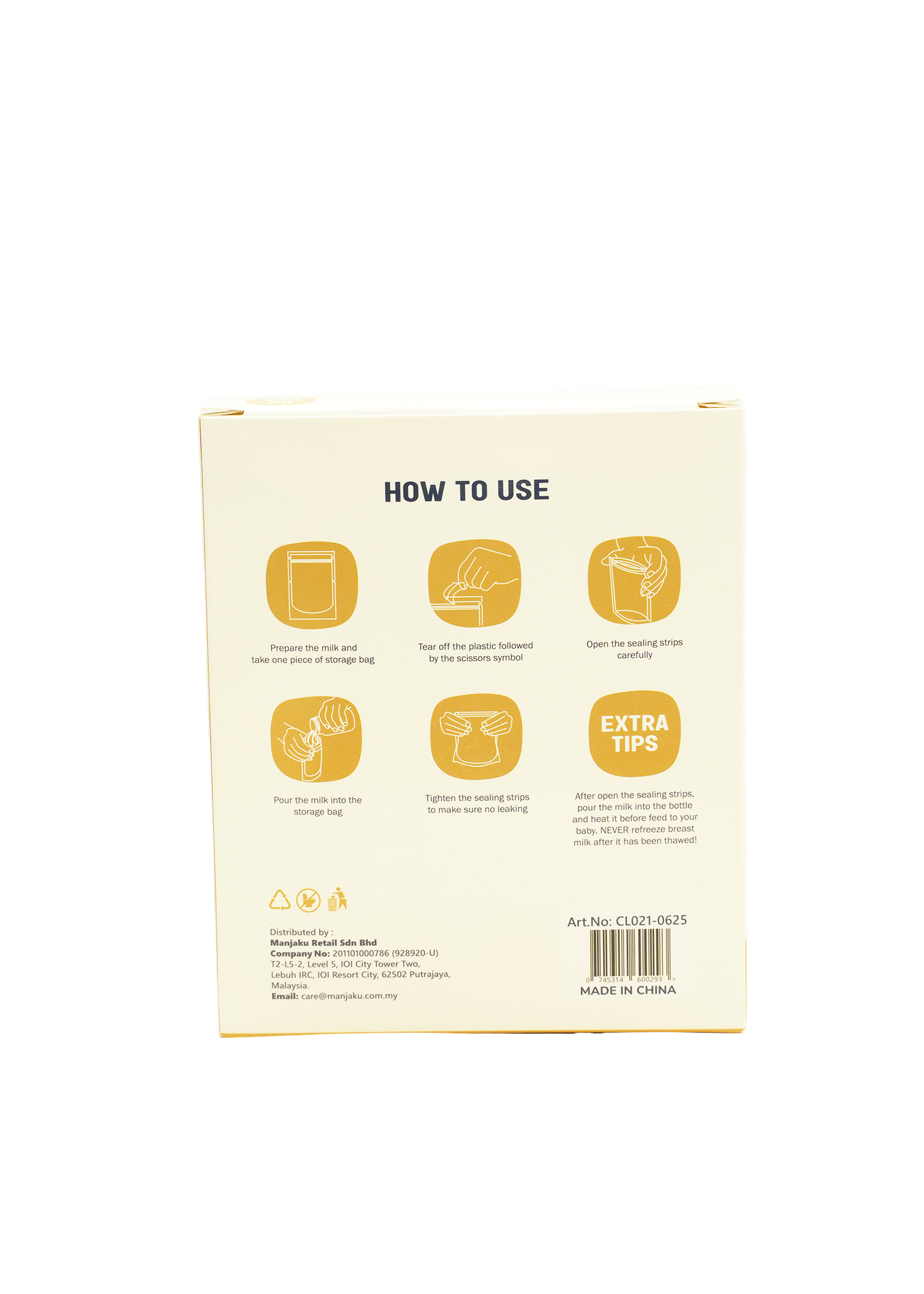 MOMMYMORA MILK STORAGE BAG 120ML 30P