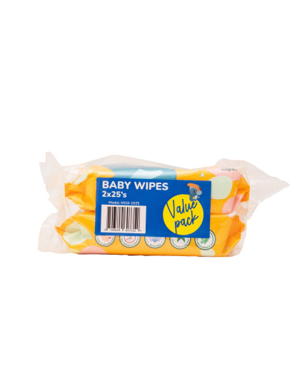 B.HIPPO WIPES 2X25S PARASAUROLOPHUS ( ORANGE )