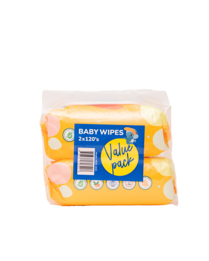 B.HIPPO WIPES 2X120S PARASAUROLOPHUS ( ORANGE )